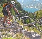 Pregasina lago di Garda sentiero in mountain bike Pregasina lago di Garda sentiero in mountain bike